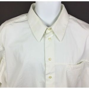Slates Button Down Ivory 17 1/2 34/35